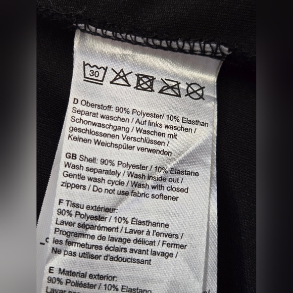 JAMES & NICHOLSON MERCEDES Black Jacket with BMW testing Track Back. Size Small - Picture 13 of 15